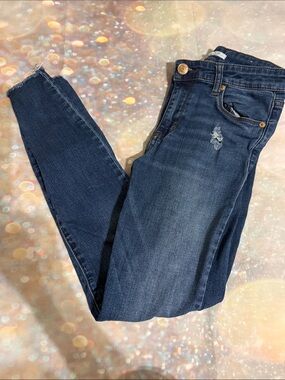 STS Blue Dark Indigo High-Stretch Skinny Jeans size 26
